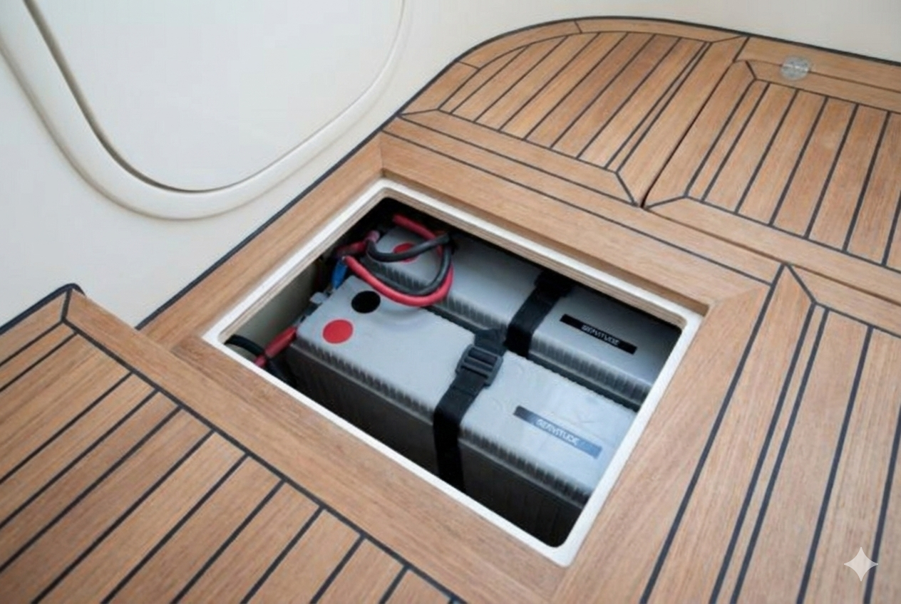 Installation lithium voilier — pièges plug & play atelier Skysat