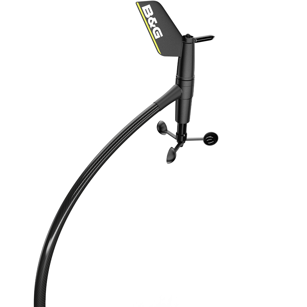 Capteur vent vertical B&G WS720 (girouette mécanique sur spar carbone) en tête de mât