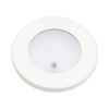 Plafonnier encastre LED Mantagua Tudy inox blanc IP67 avec interrupteur
