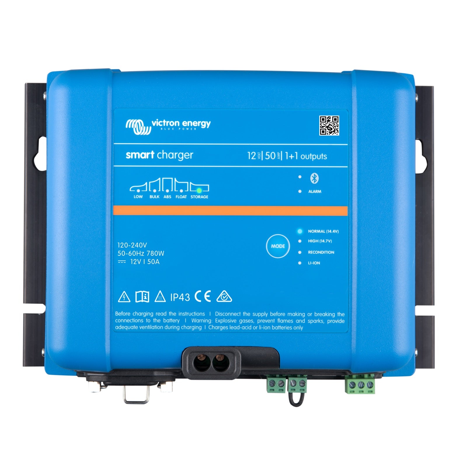 Smart IP43 Charger 12/50 (1+1) 120/240V - Victron Energy