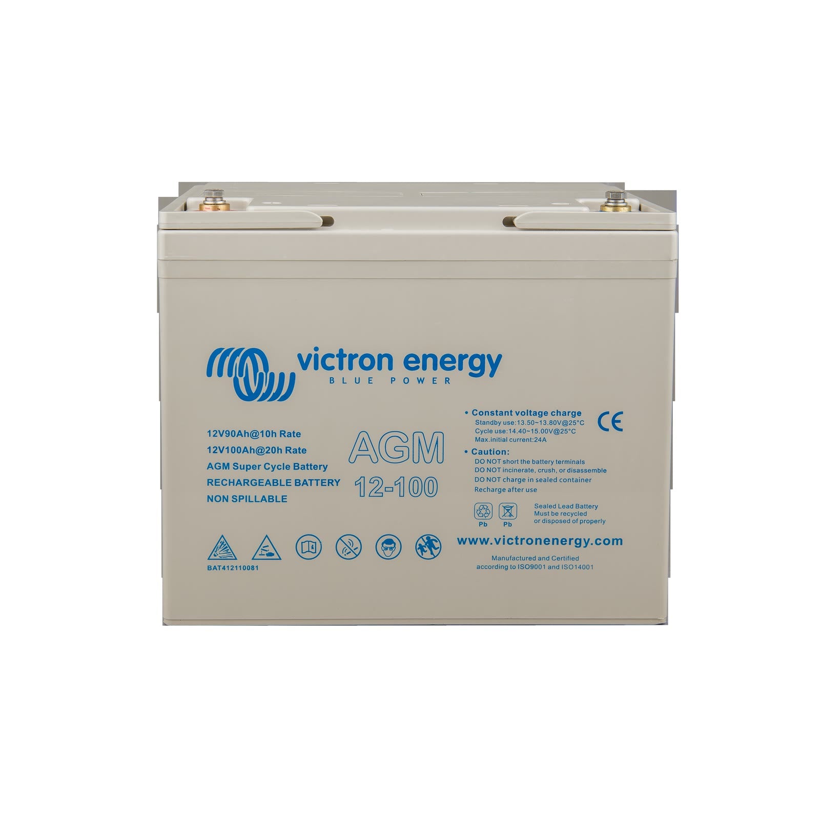 12V/8Ah AGM Deep Cycle Batt. - Victron Energy