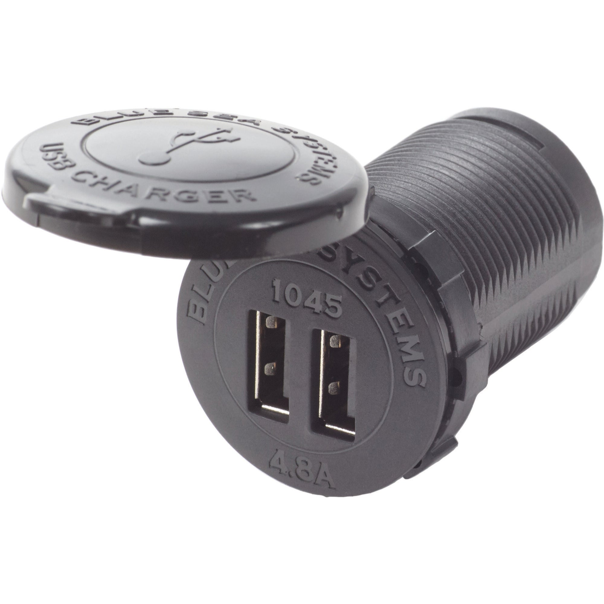 12/24V DC Dual USB Charger 4.8A with Intelligent Device Recognition - 12/24V DC Dual USB Charger 4.8A with Intelligent Device Recognition
