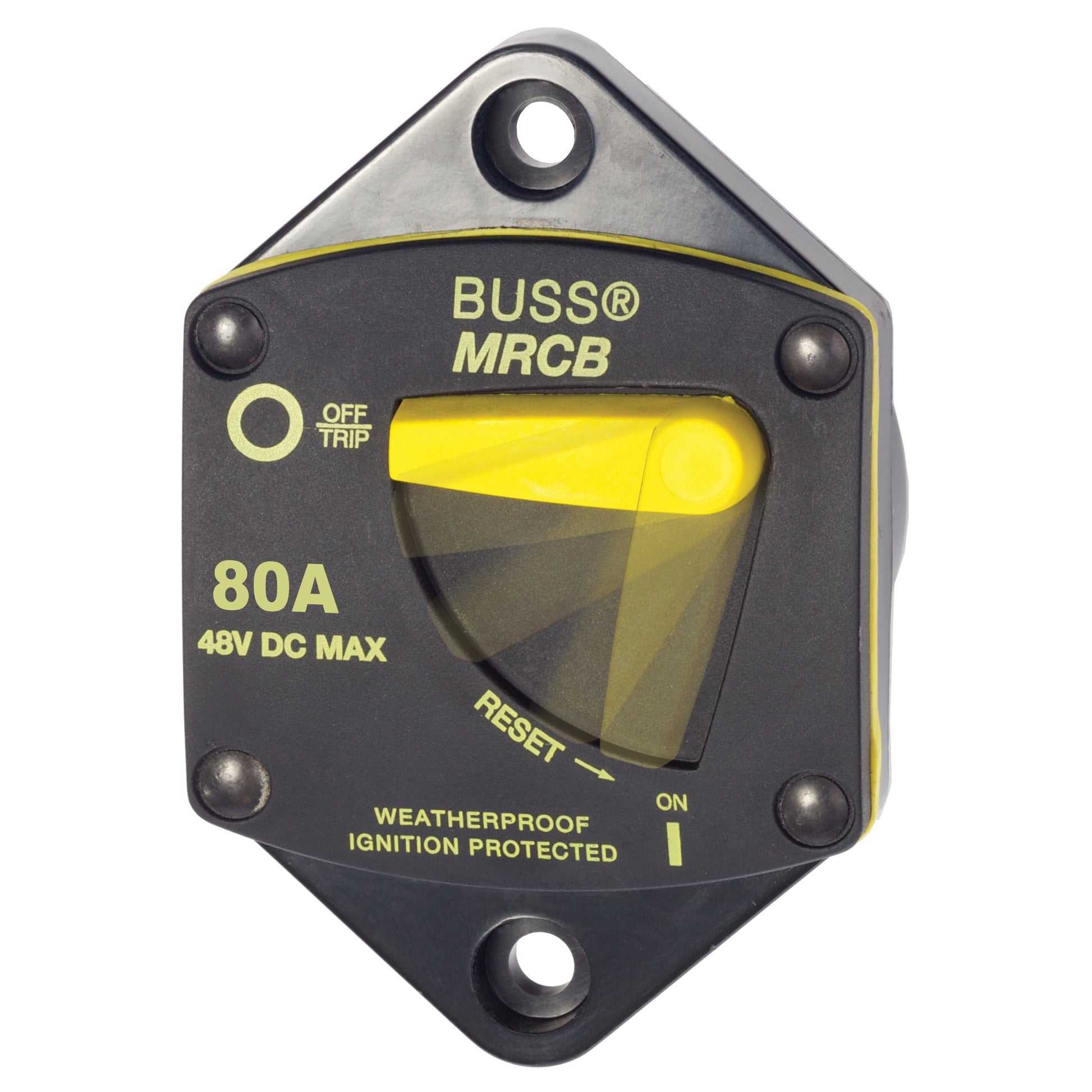 187-Series Circuit Breaker - Panel Mount 80A - 187-Series Circuit Breaker - Panel Mount 80A