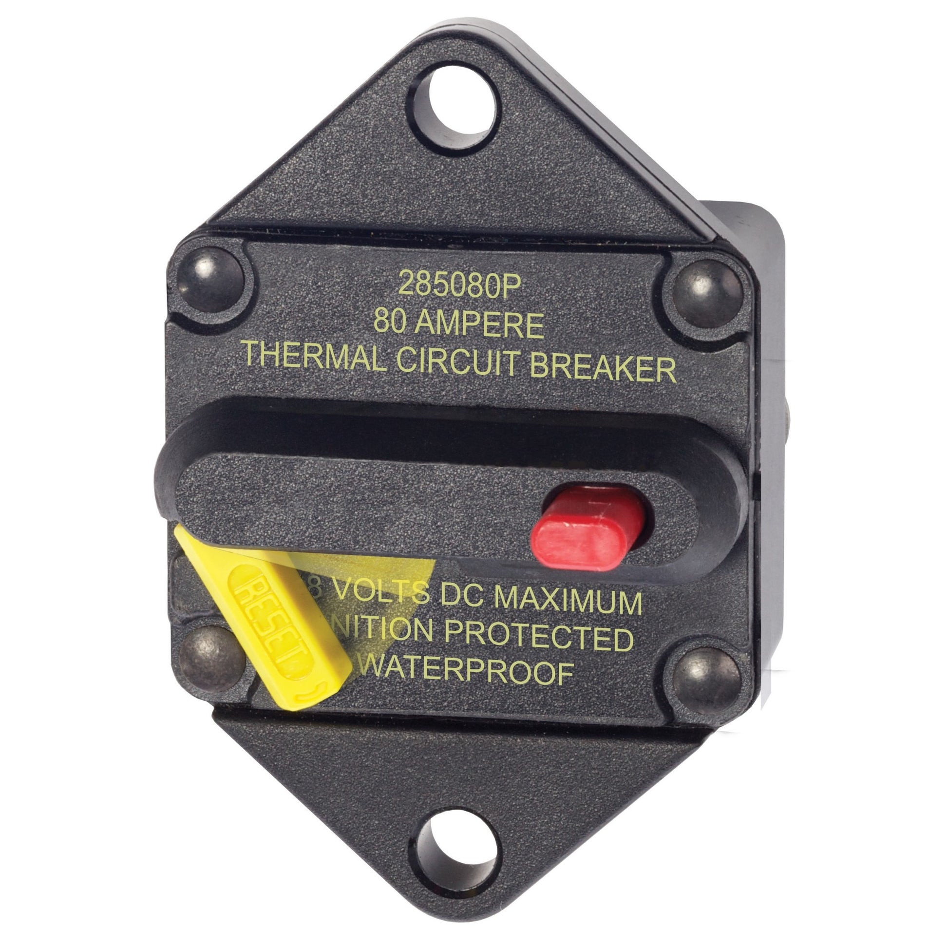285-Series Circuit Breaker - Panel Mount 80A - 285-Series Circuit Breaker - Panel Mount 80A