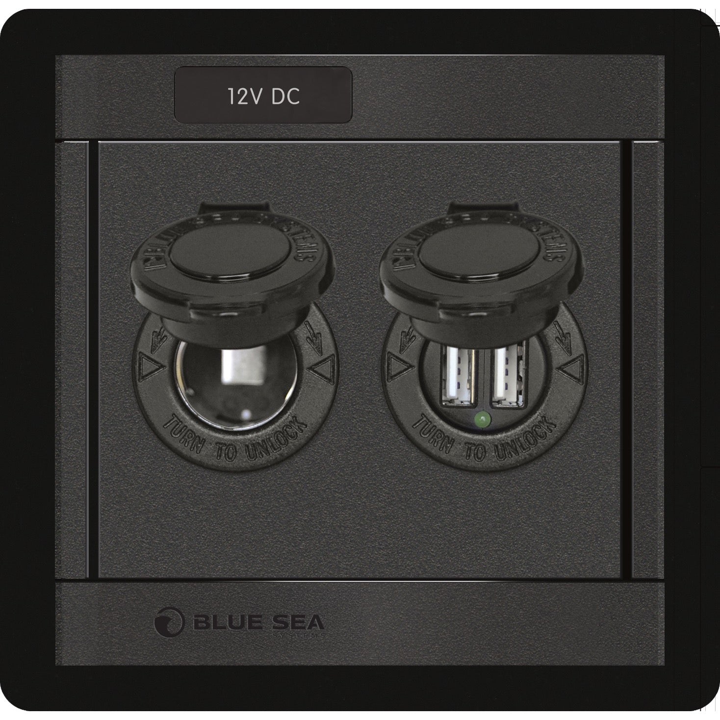 360 Panel - 12V DC Socket and Dual USB Charger - 360 Panel - 12V DC Socket and Dual USB Charger
