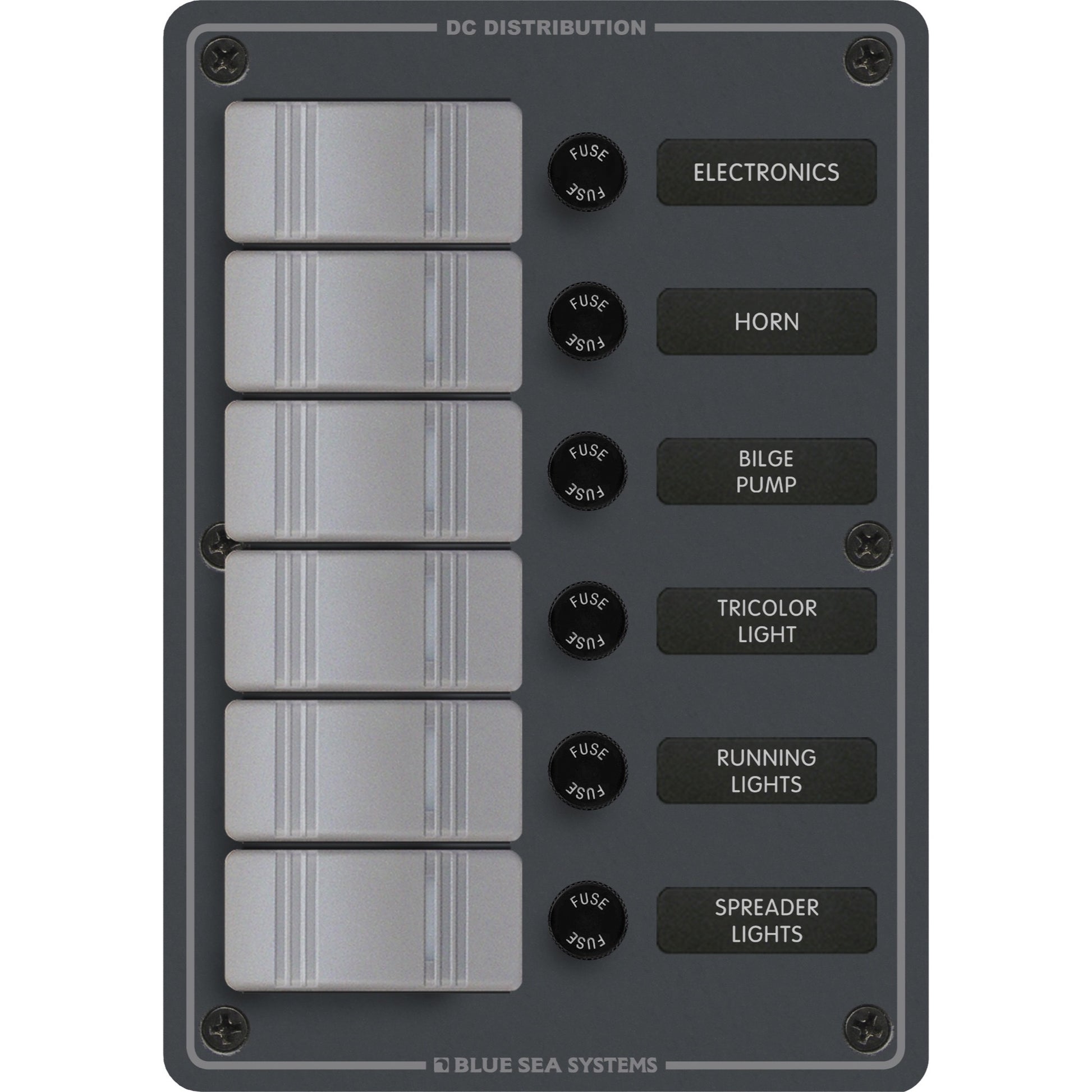 6 Position-Slate Gray - 6 Position-Slate Gray