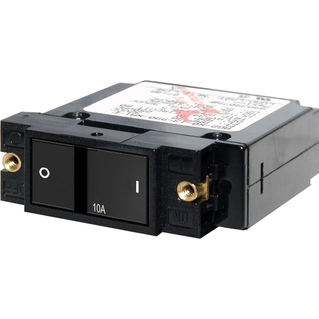 A-Series Flat Rocker Circuit Breaker - Single Pole 10A - A-Series Flat Rocker Circuit Breaker - Single Pole 10A