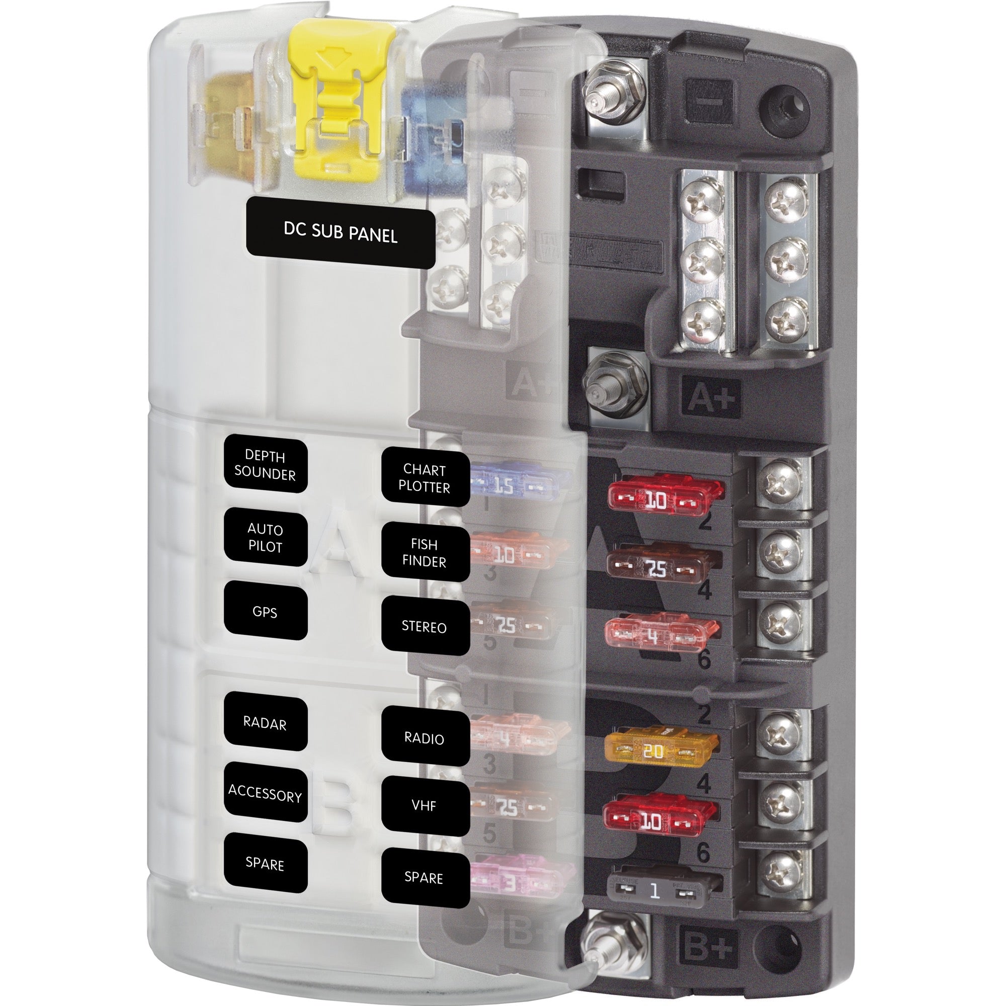 Bloc de fusibles de bus divisé à lame ST - ST Blade Split Bus Fuse Block