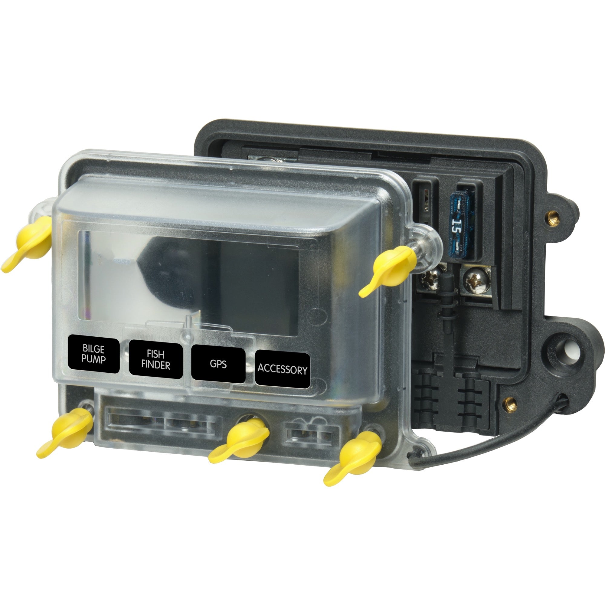 Bloc fusible étanche ST Blade avec couvercle - ST-Blade Water-Resistant Fuse Block: Manual Cover