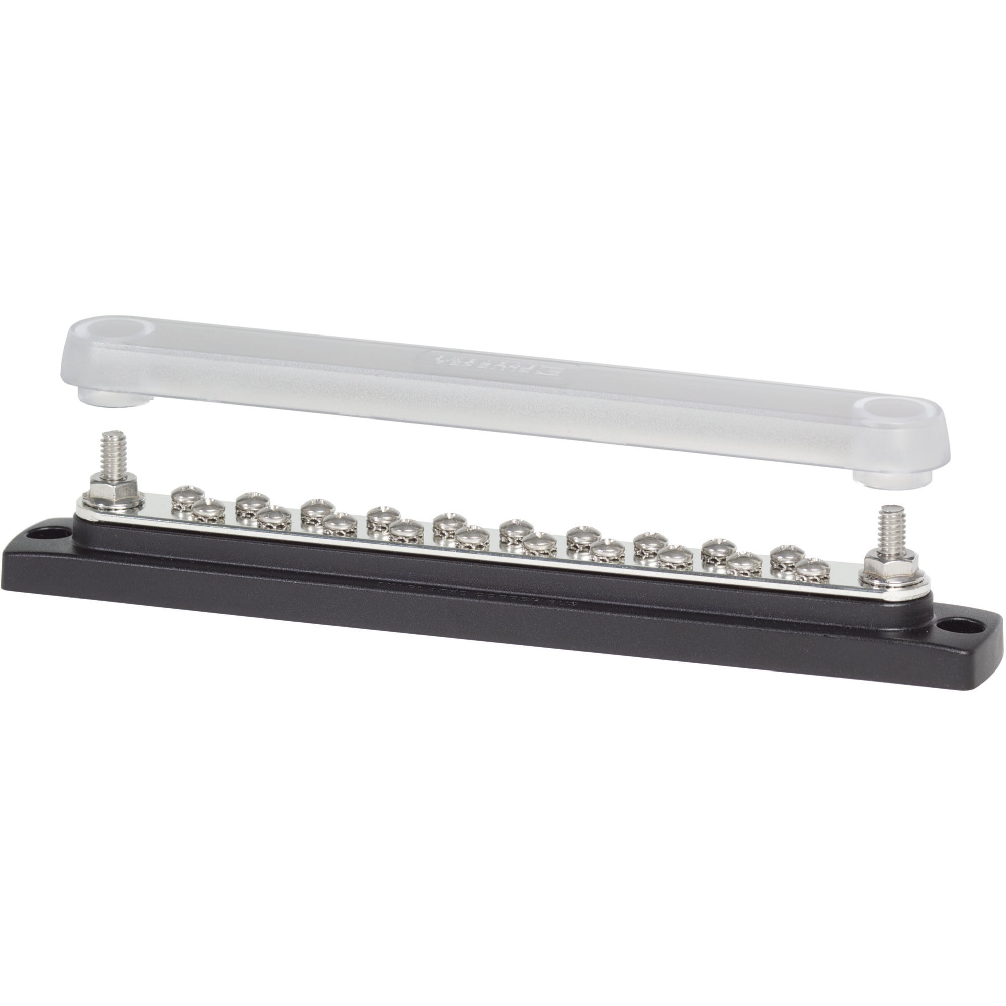 Bus Bar commun 150 A - 20 bornes avec couvercle - Common 150A BusBar - 20 Gang with Cover