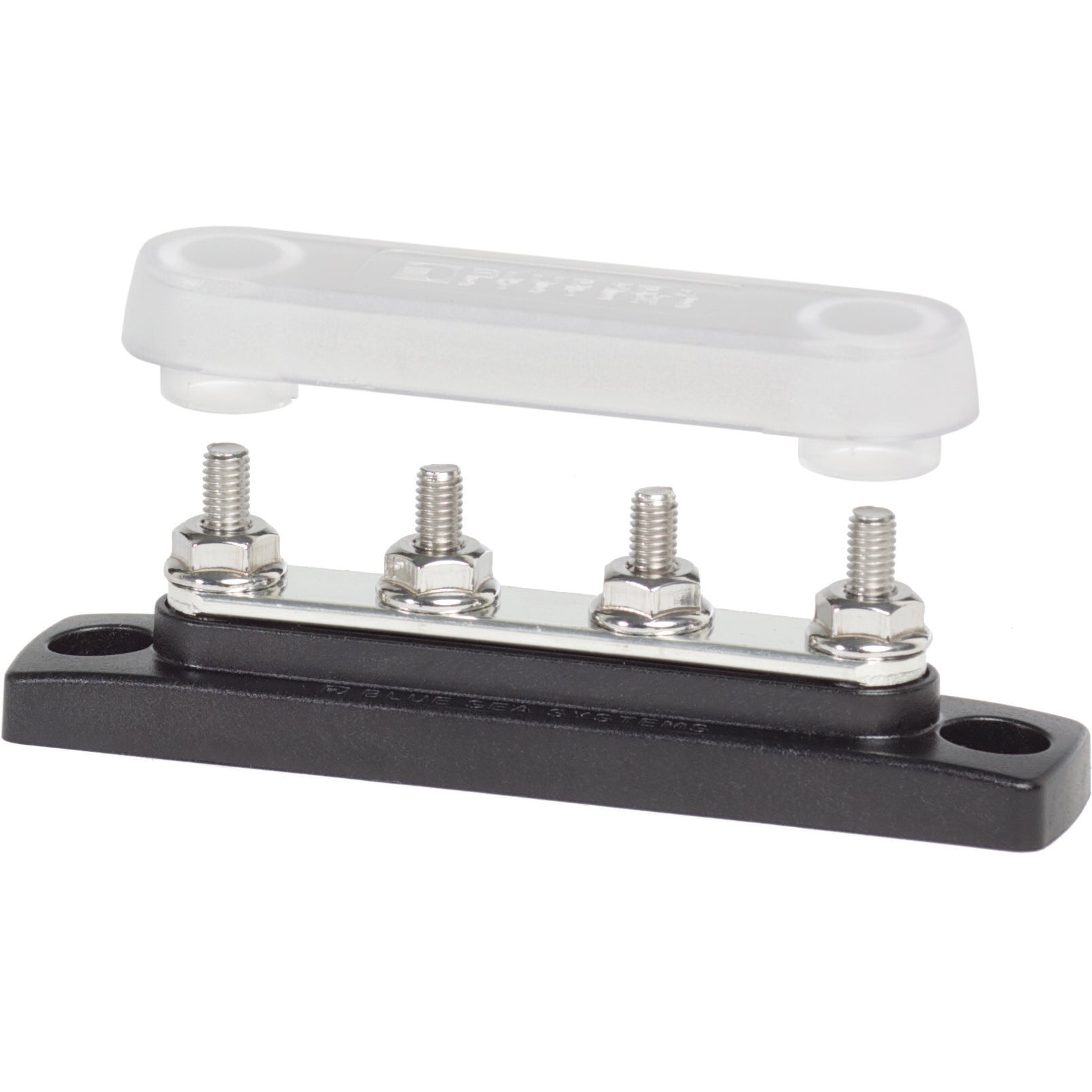 Common 100A Mini BusBar - 4 Gang with Cover - Common 100A Mini BusBar - 4 Gang with Cover
