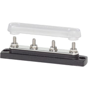 Common 150A BusBar - Four 1/4"-20 Studs with Cover - Common 150A BusBar - Four 1/4