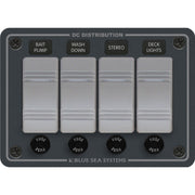 Contura Water Resistant 12V DC Panel - 4 Position - Contura Water Resistant 12V DC Panel - 4 Position