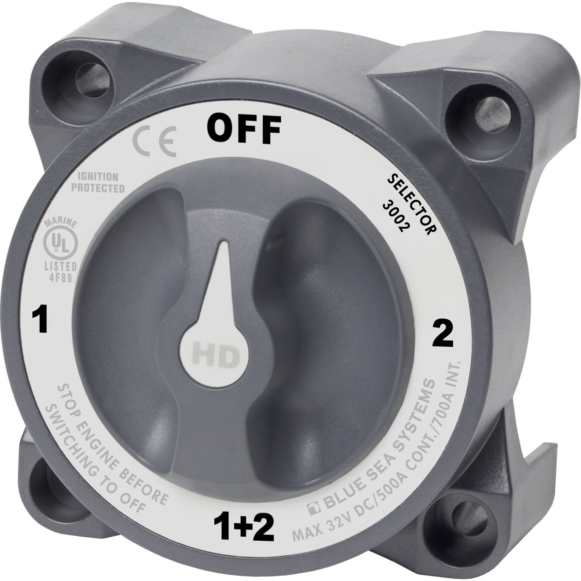 HD-Series Heavy Duty Selector Battery Switch - HD-Series Heavy Duty Selector Battery Switch