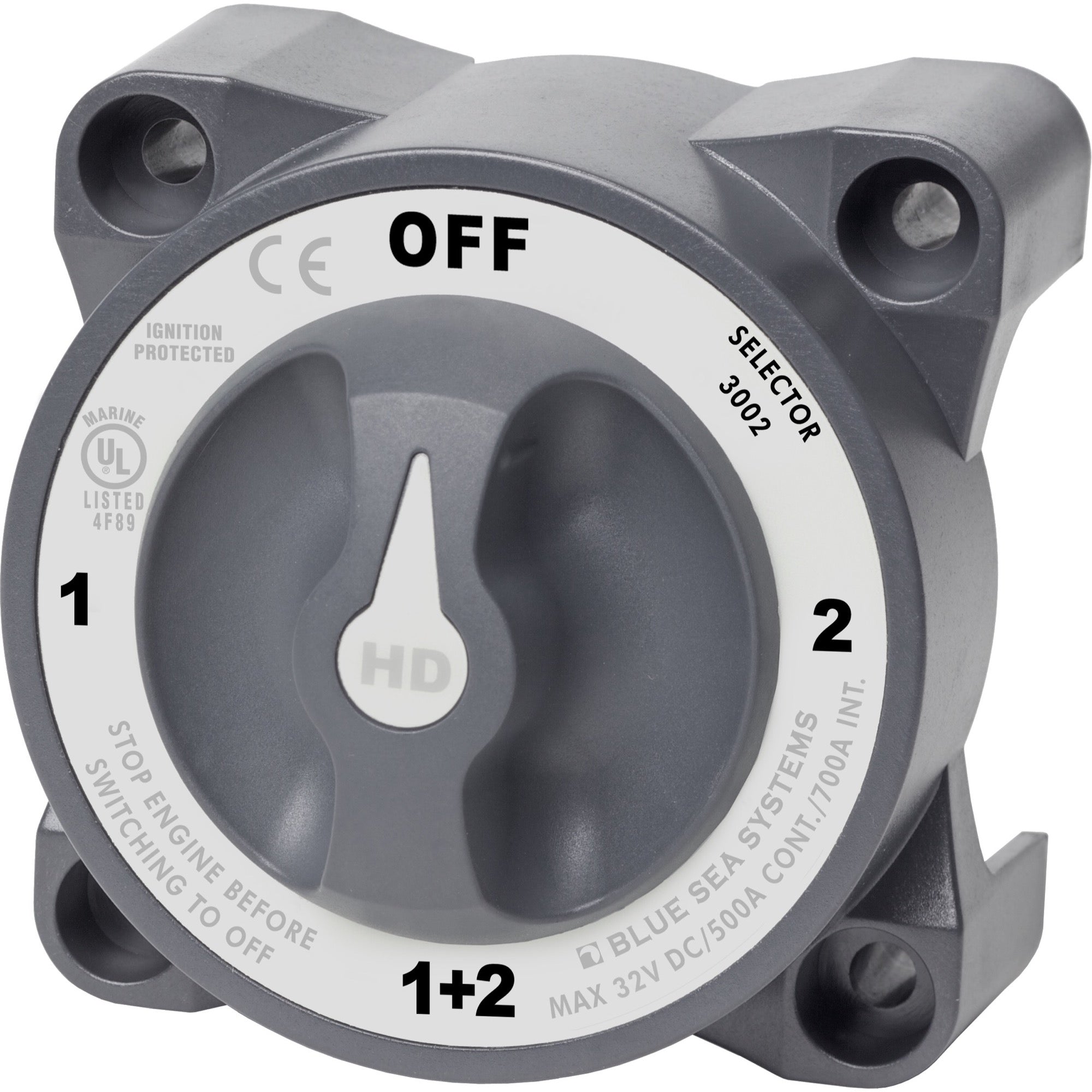 HD-Series Heavy Duty Selector Battery Switch - HD-Series Heavy Duty Selector Battery Switch