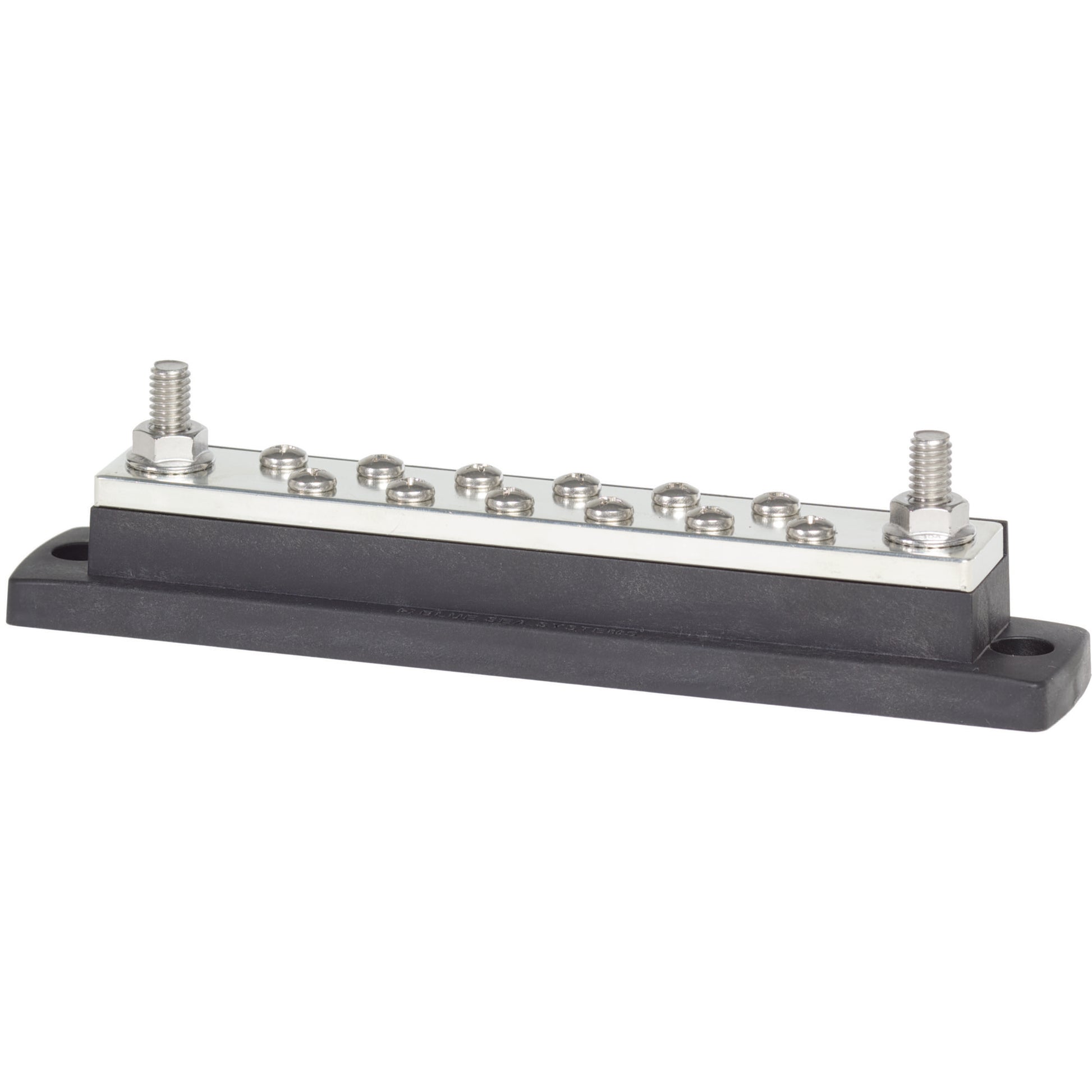MaxiBus 250A BusBar - Two 5/16"-18 Studs and Twelve #10-24 Screws - MaxiBus 250A BusBar - Two 5/16