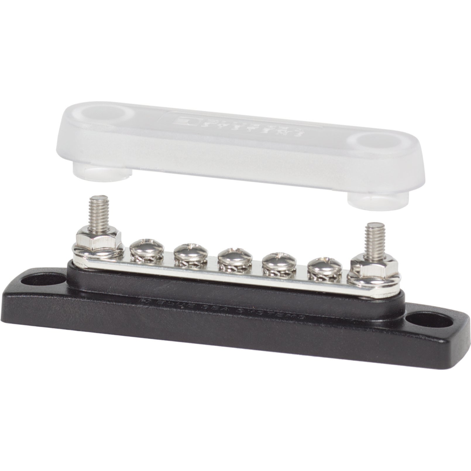 Mini barre omnibus commune 100A - 5 gangs avec couvercle - Common 100A Mini BusBar - 5 Gang with Cover