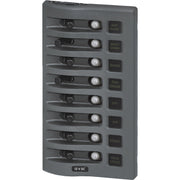 Panneau de disjoncteur étanche WeatherDeck® 12V DC - Gris 8 positions - WeatherDeck® 12V DC Waterproof Circuit Breaker Panel - Gray 8 Positions