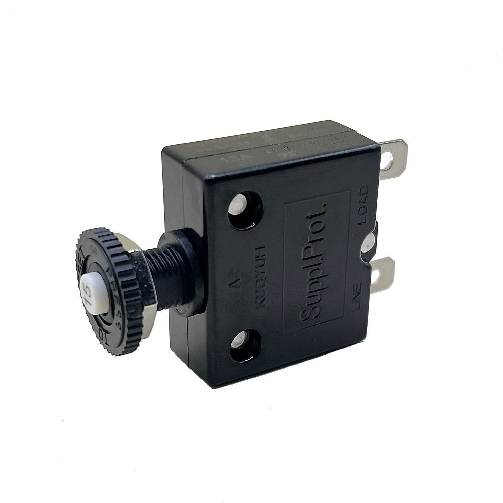 Push Button Reset Only Quick Connect Circuit Breaker - 15 Amps - Push Button Reset Only Quick Connect Circuit Breaker - 15 Amps