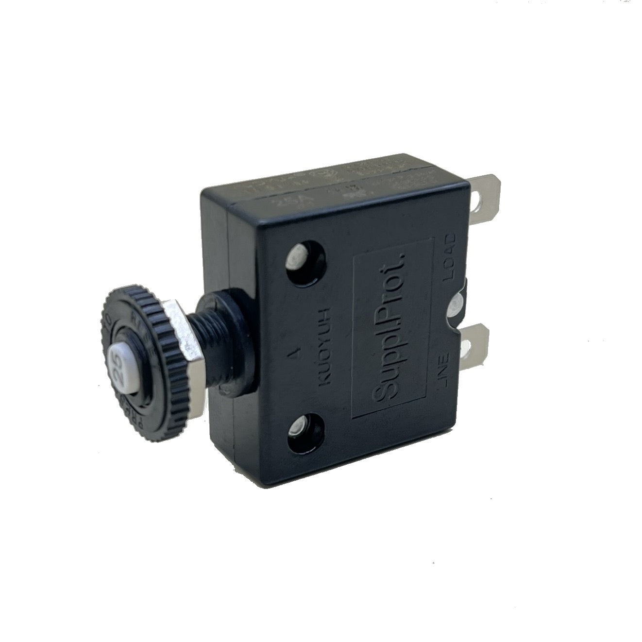 Push Button Reset Only Quick Connect Circuit Breaker - 25A - Push Button Reset Only Quick Connect Circuit Breaker - 25A