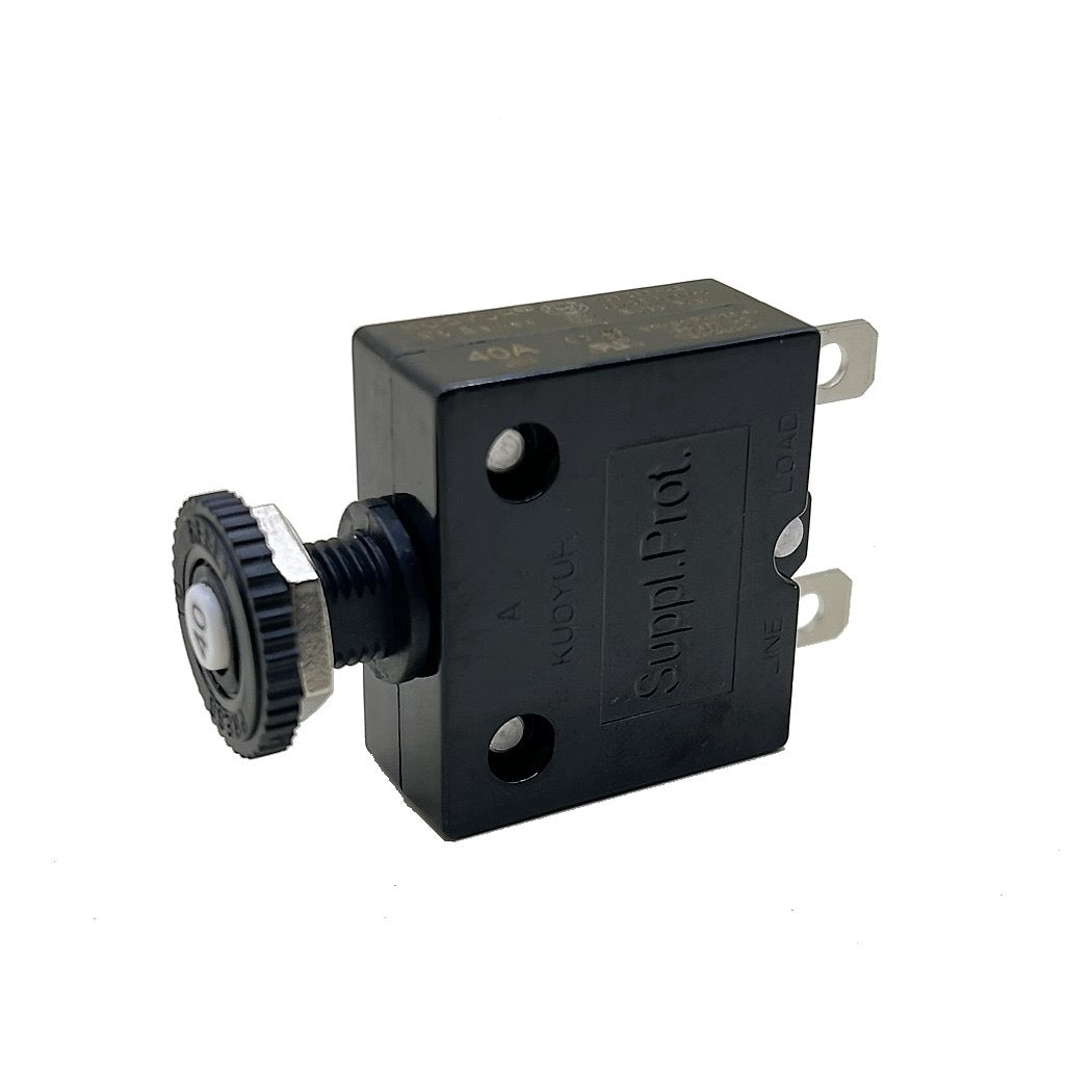 Push Button Reset Only Quick Connect Circuit Breaker - 40A - Push Button Reset Only Quick Connect Circuit Breaker - 40A