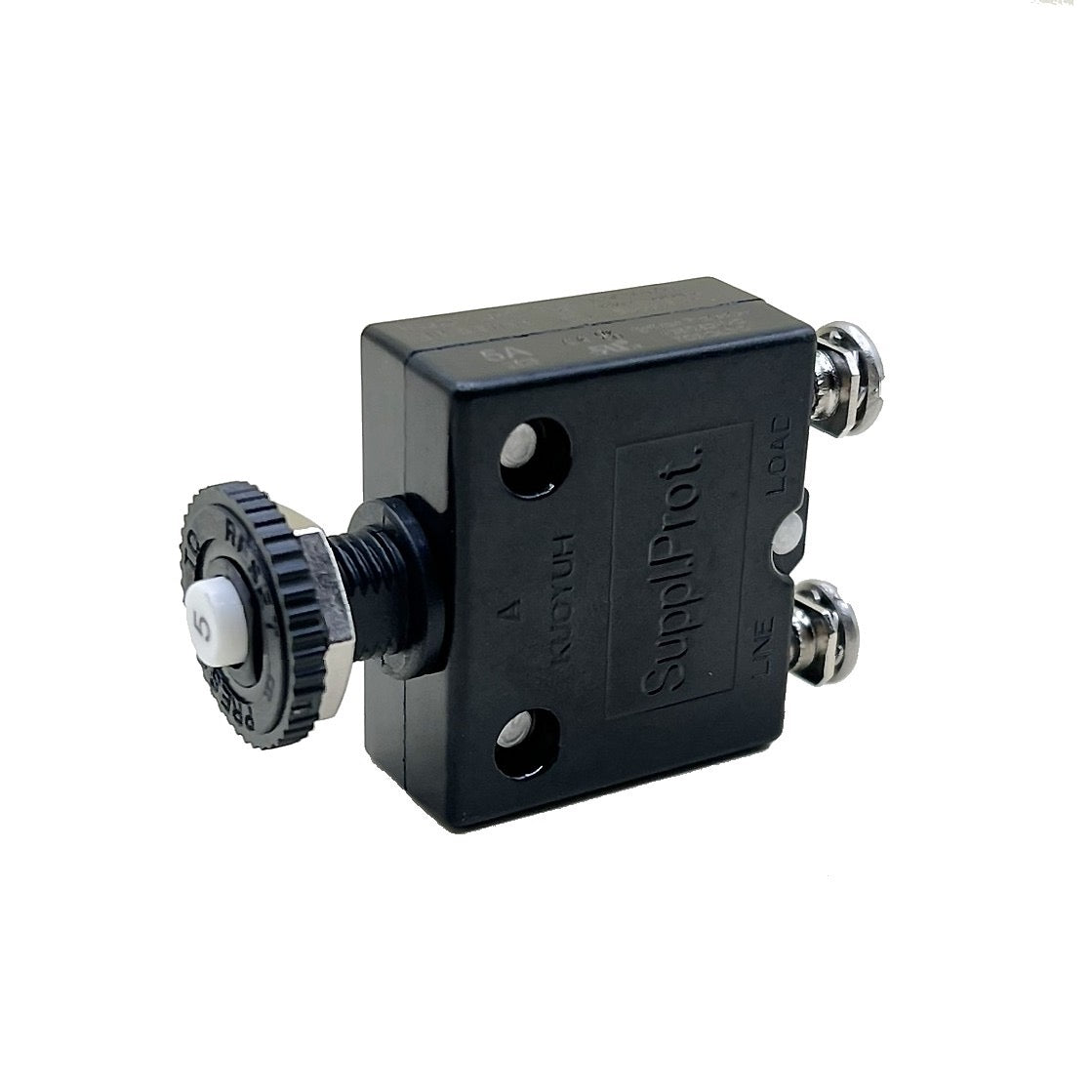 Push Button Reset Only Screw Terminal Circuit Breaker - 5 Amps - Push Button Reset Only Screw Terminal Circuit Breaker - 5 Amps
