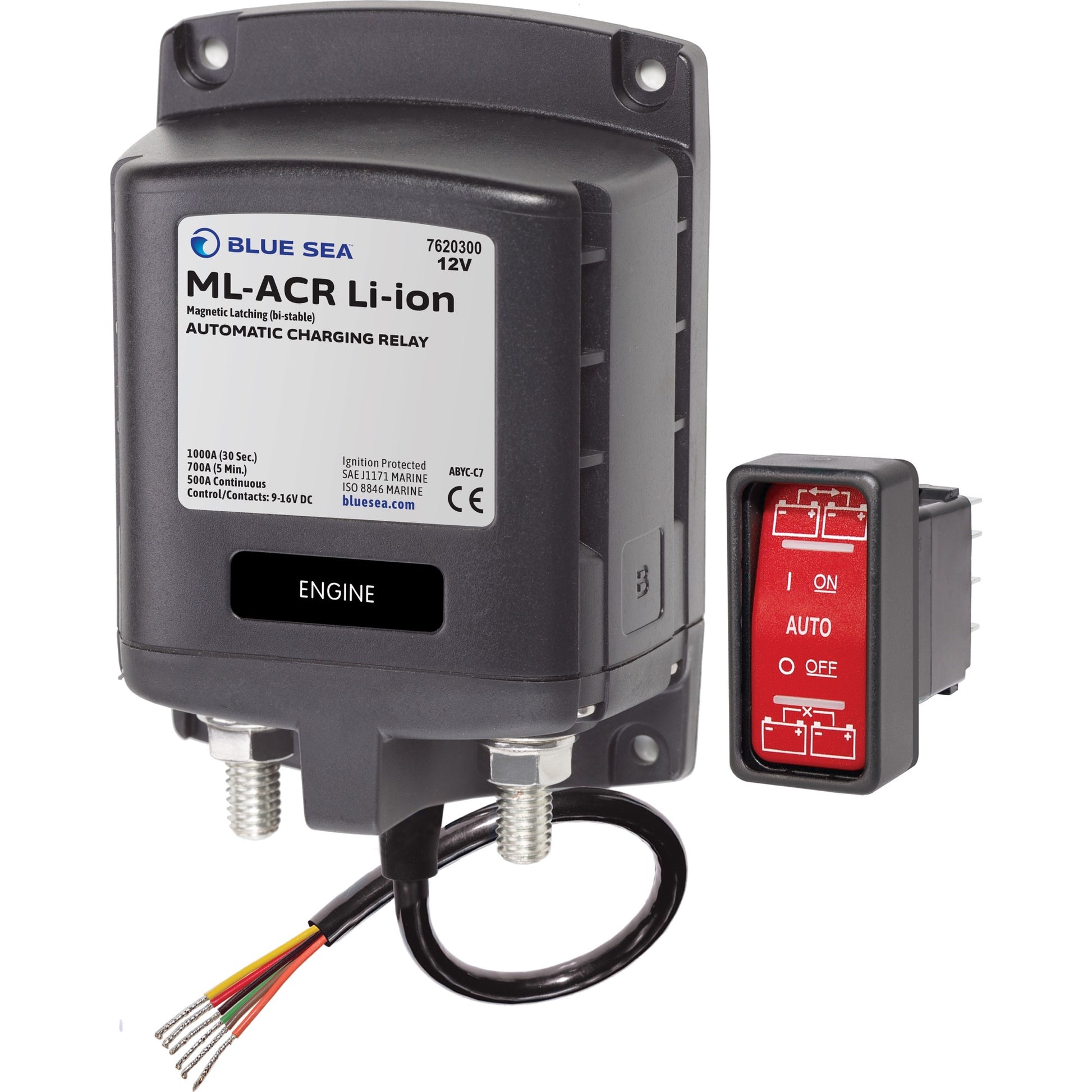 Relais de charge automatique ML-ACR Lithium 12 V 500 A - Official product image