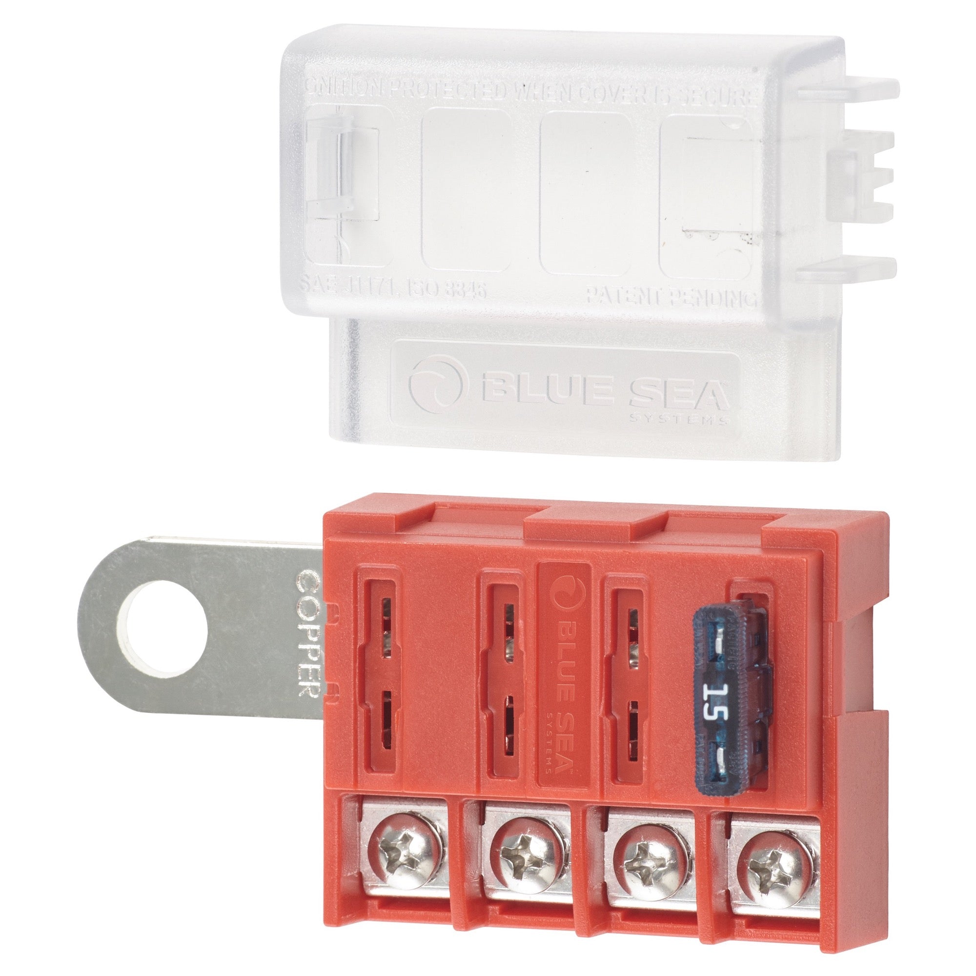 ST Blade Battery Terminal Mount Fuse Block - ST Blade Battery Terminal Mount Fuse Block