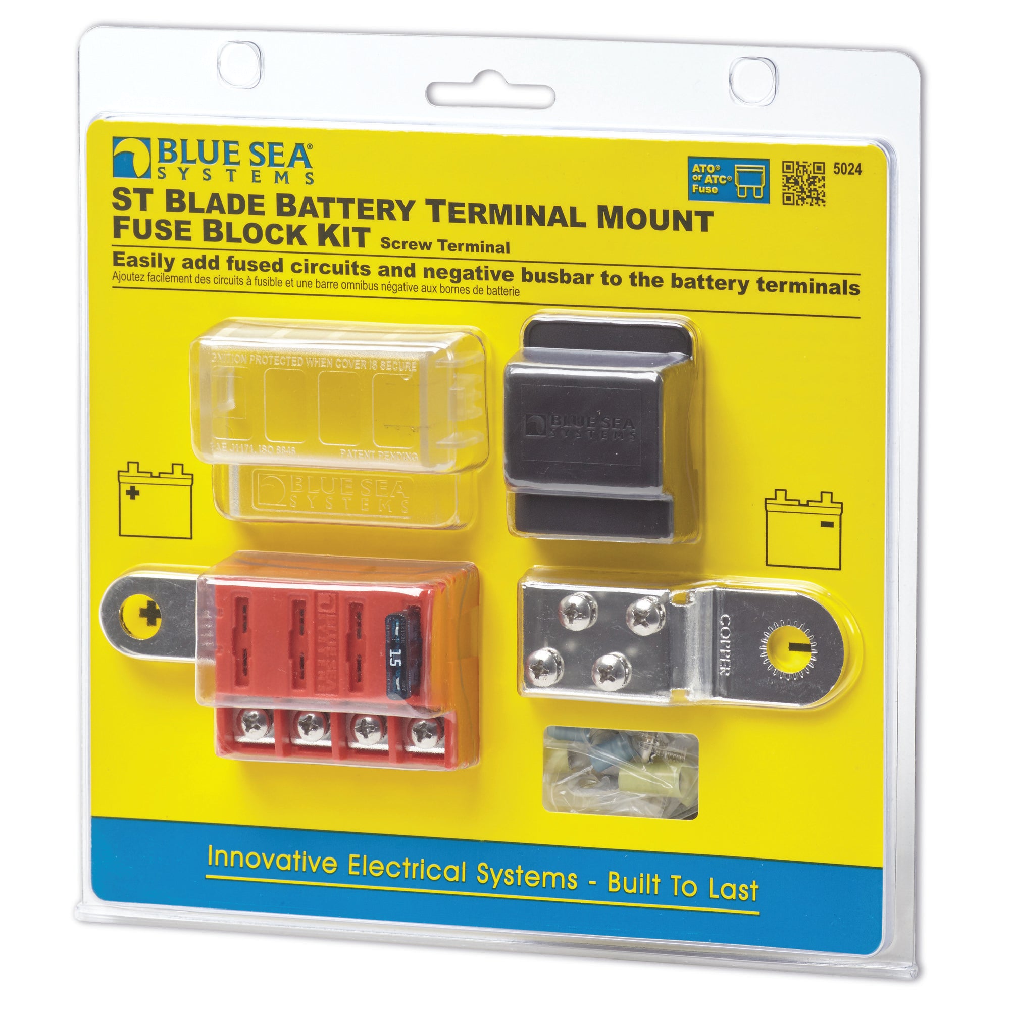 ST Blade Battery Terminal Mount Fuse Block Kit - ST Blade Battery Terminal Mount Fuse Block Kit