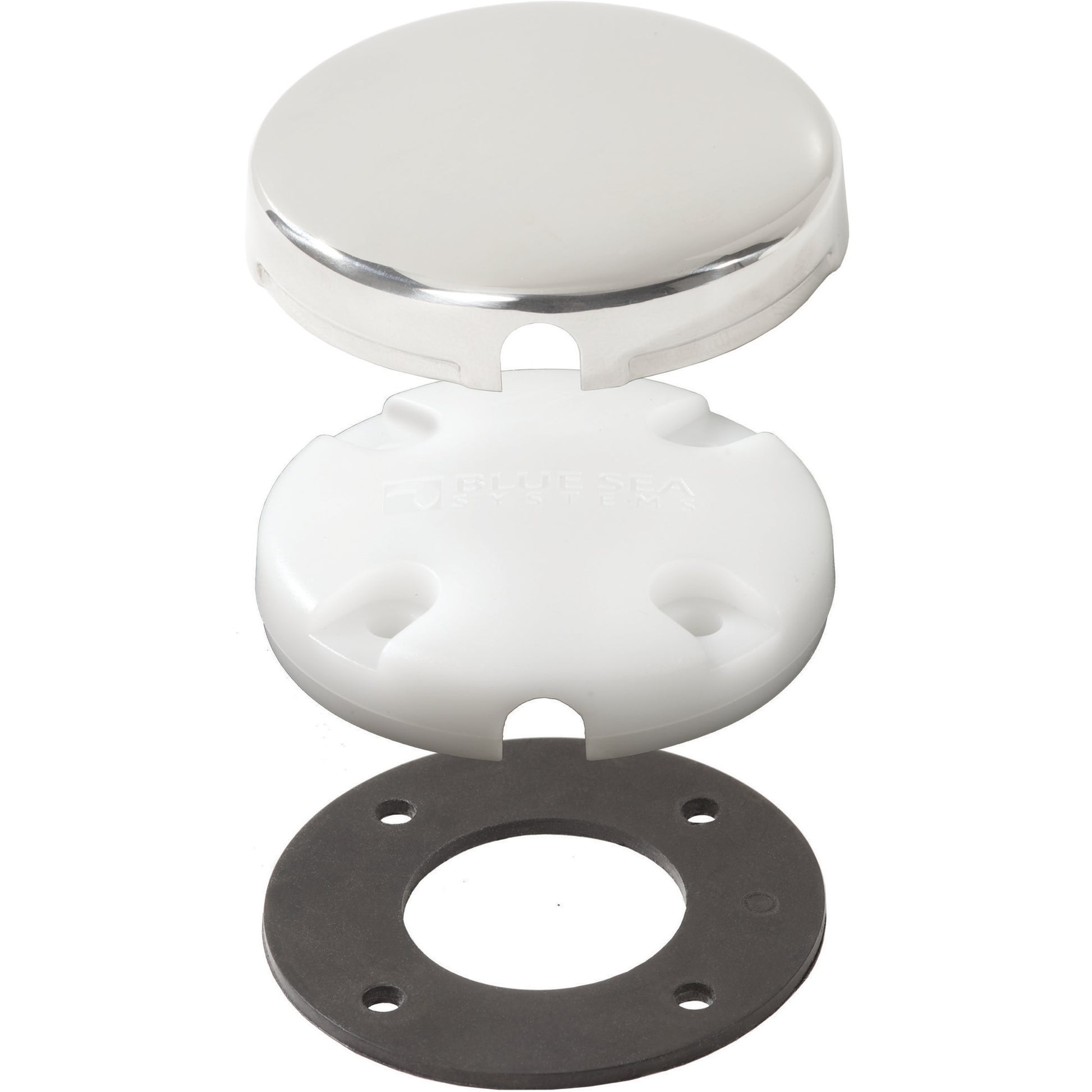 Side Entry CableClam with Stainless Steel Dress Cap - Side Entry CableClam with Stainless Steel Dress Cap