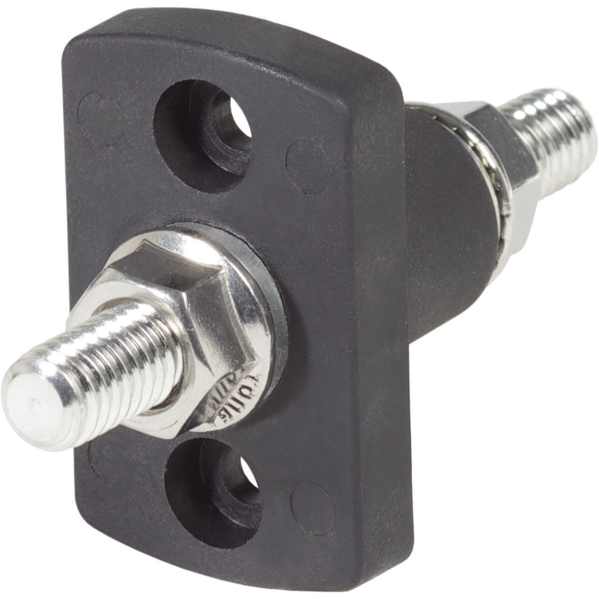 Terminal Feed Through Connector - 3/8"-16 Studs (Black) - Terminal Feed Through Connector - 3/8