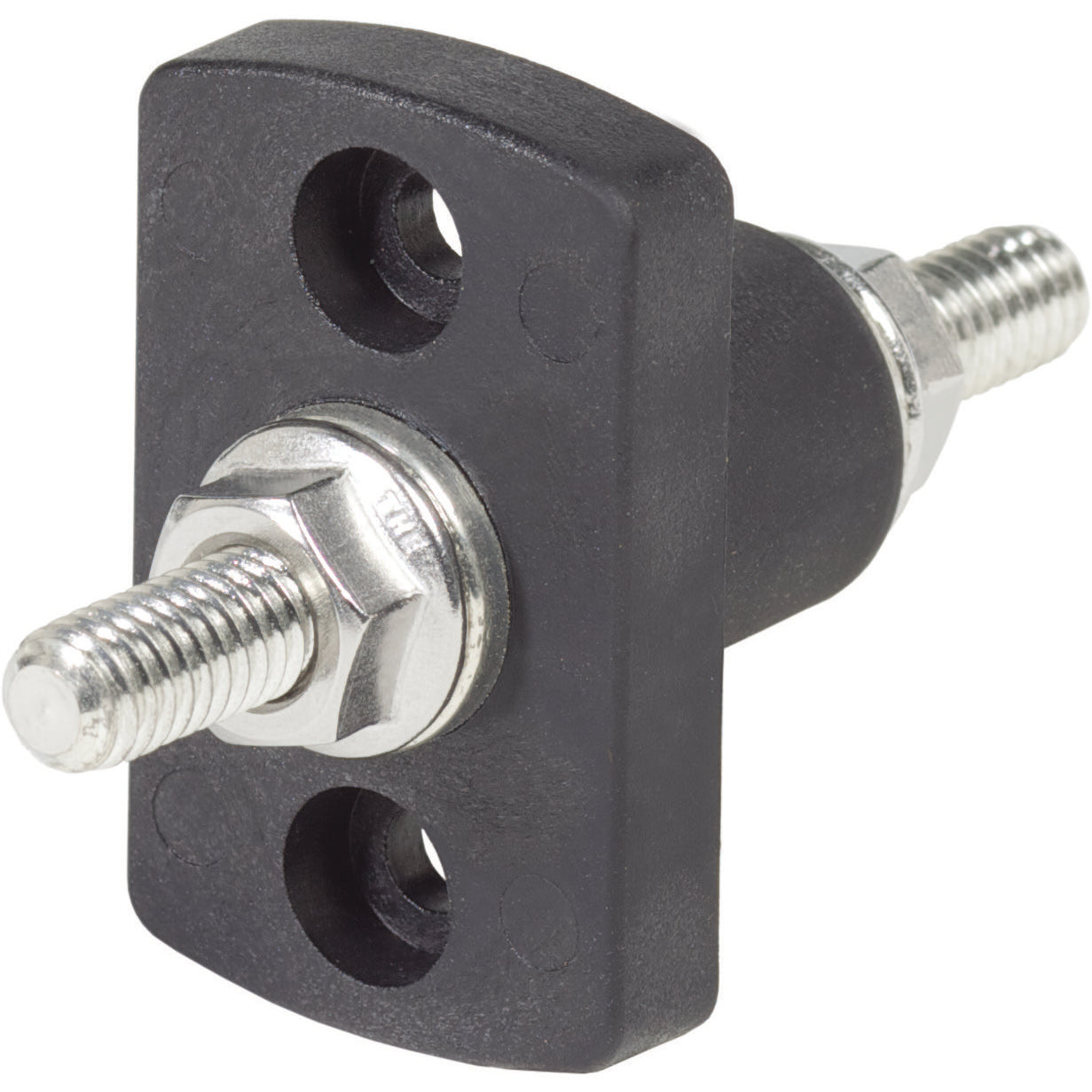 Terminal Feed Through Connector - 5/16"-18 Studs (Black) - Terminal Feed Through Connector - 5/16