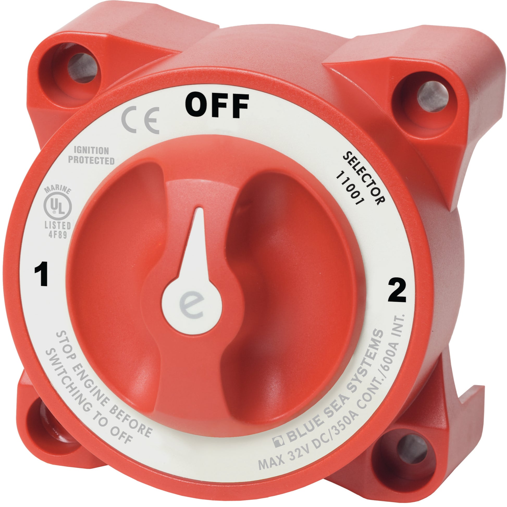 e-Series Selector 3 Position Battery Switch with AFD - e-Series Selector 3 Position Battery Switch with AFD
