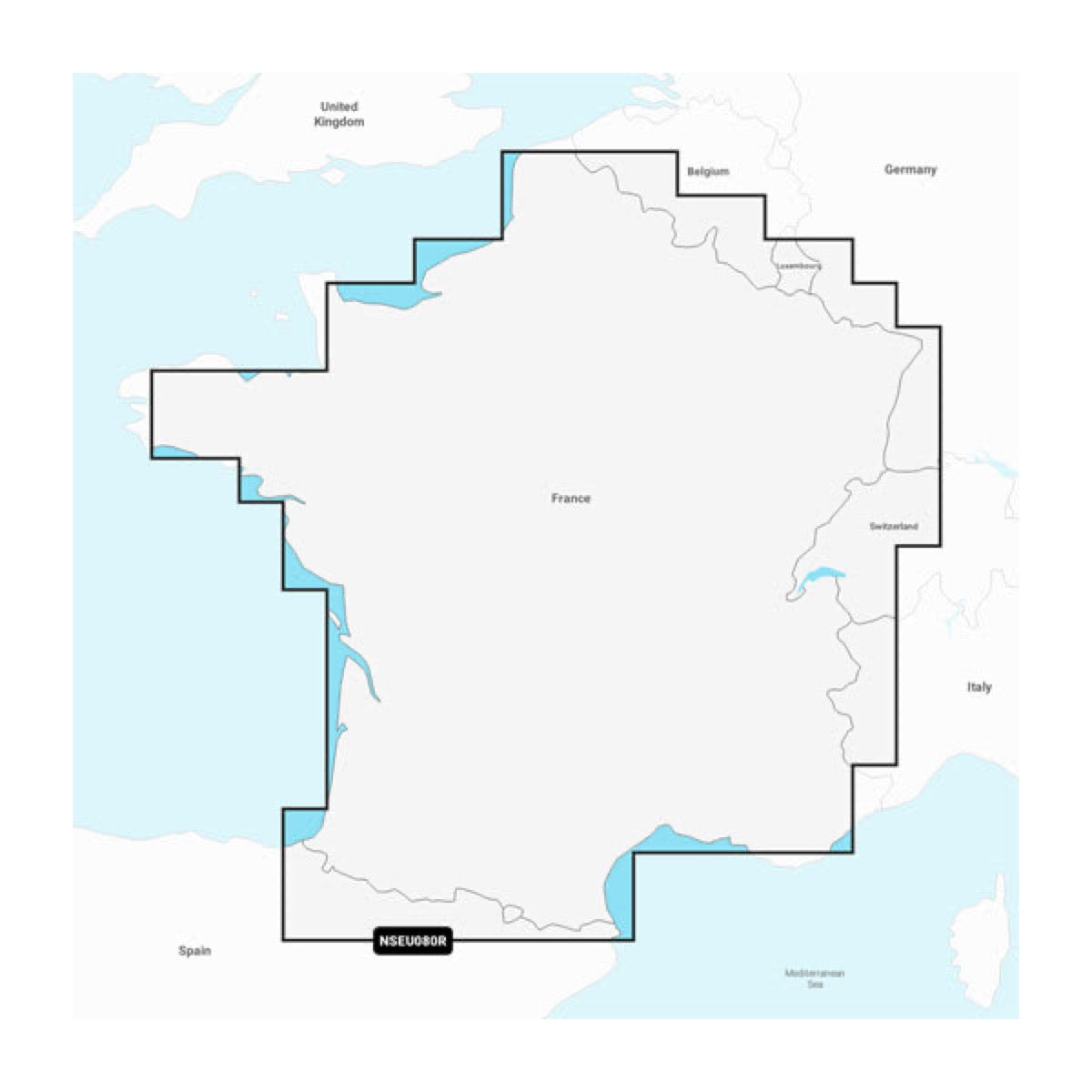 Cartes marines intérieures France, Lacs et rivières - Garmin image 1