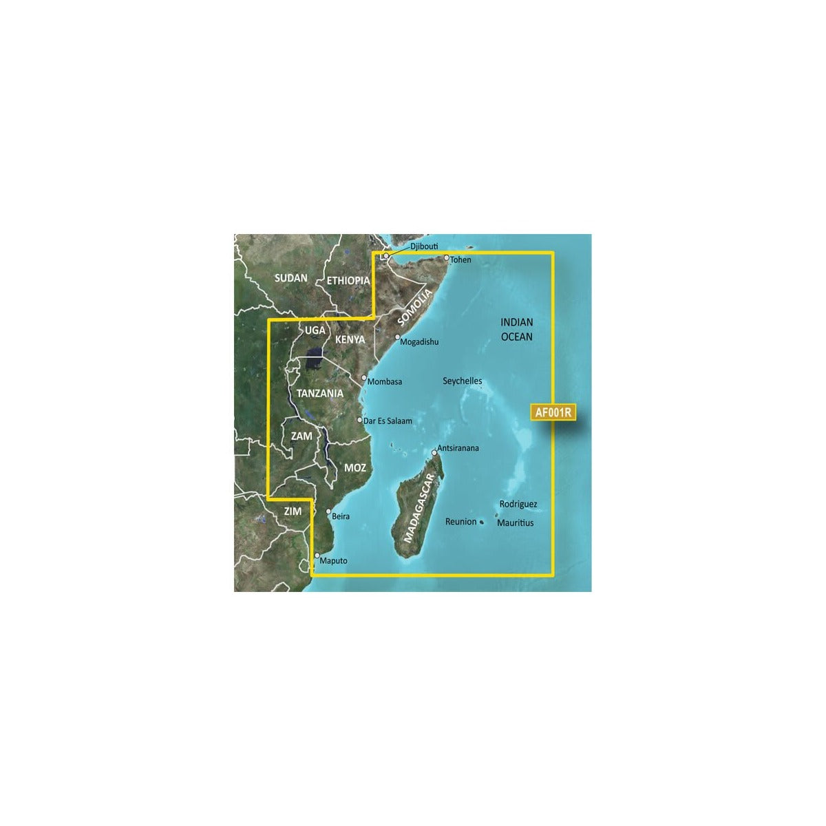 [GARMIN] microSD™/SD™ card: HXAF001R - Eastern Africa - Garmin image 1