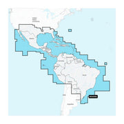 Mexique, Caraïbes jusqu'au Brésil - Cartes marines des eaux côtières et intérieures - Garmin image 1