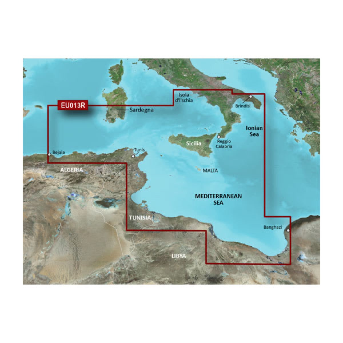 BlueChart® g3 HXEU013R - Italy Southwest & Tunisia - Garmin image 1