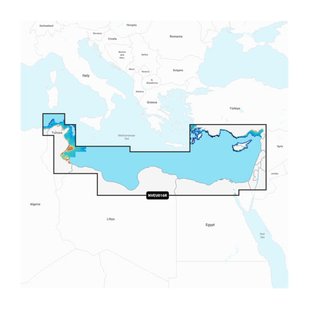 Cartes marines Mer Méditerranée, Sud-Est - Garmin image 1