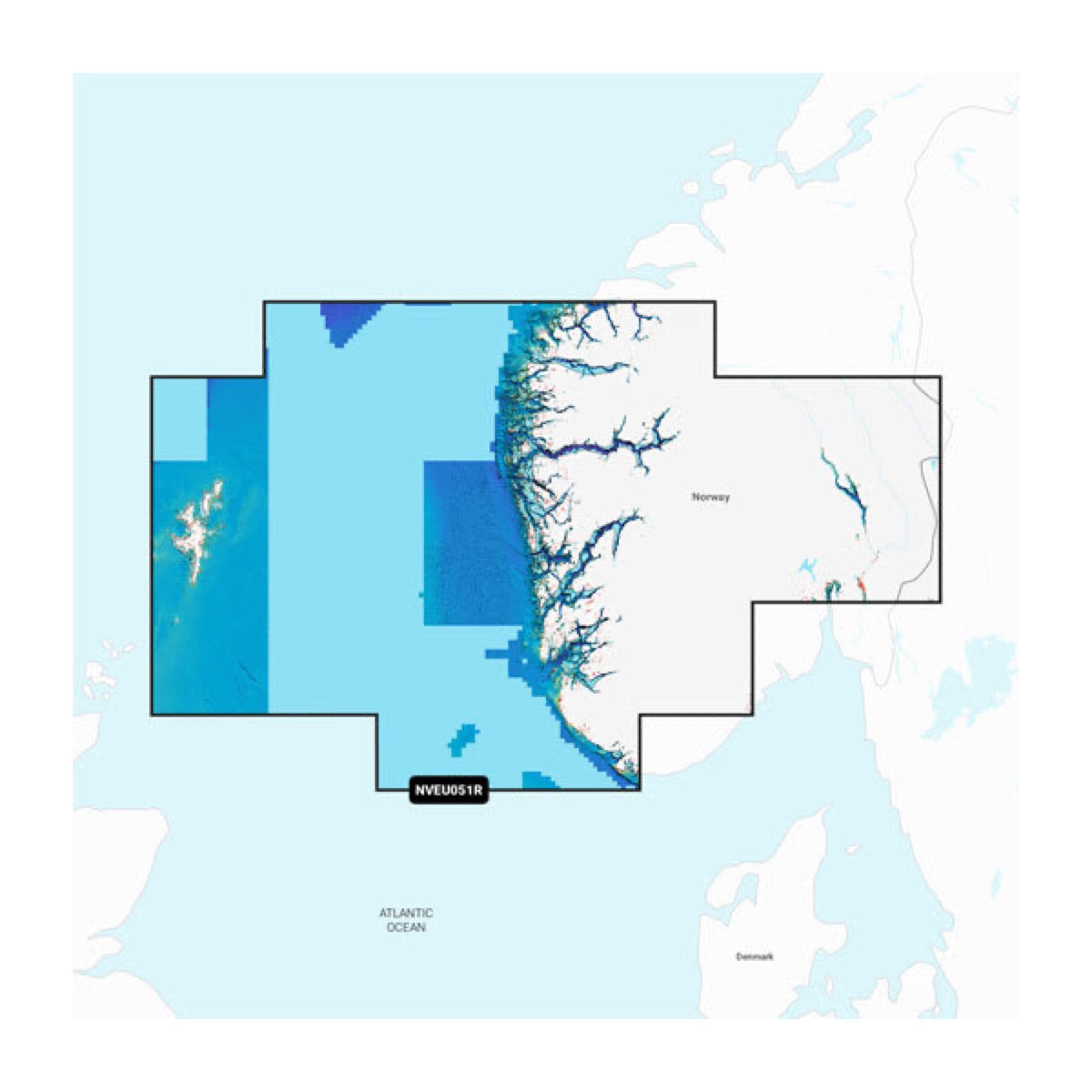 Cartes marines Norvège, De Lista à Sognefjord - Garmin image 1
