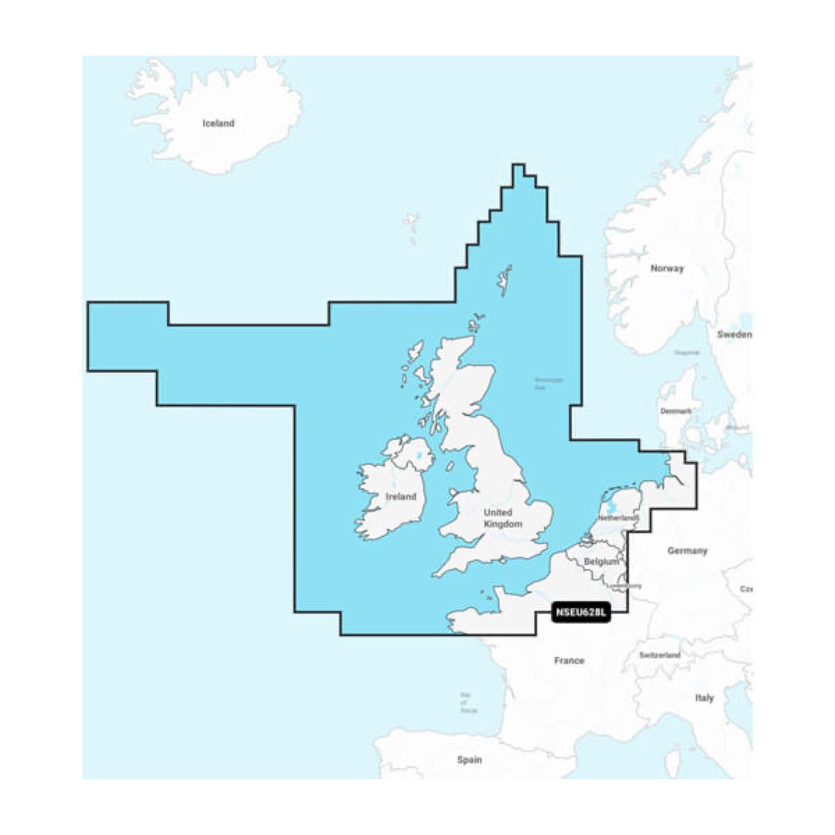 Cartes marines Royaume-Uni, Irlande et Pays-Bas - Garmin image 1