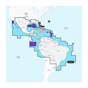 Mexique, Caraïbes jusqu'au Brésil - Cartes marines des eaux côtières et intérieures - Garmin image 1