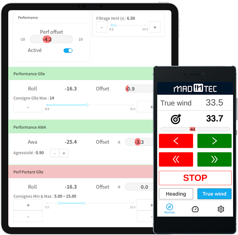MADBrain Autopilot, pilotage auto. inversé - schema ou detail technique
