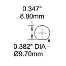 Push Button Reset Only Quick Connect Circuit Breaker - 40A - Cutout Templates
