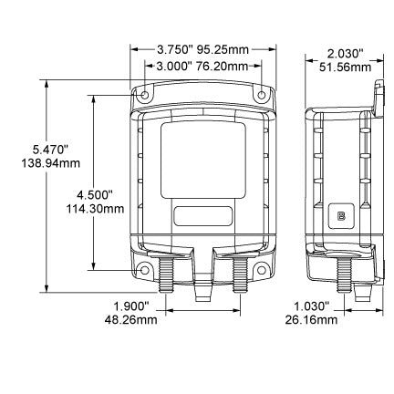 Solenoid ML 12V DTM / ATM - Dimension Drawing