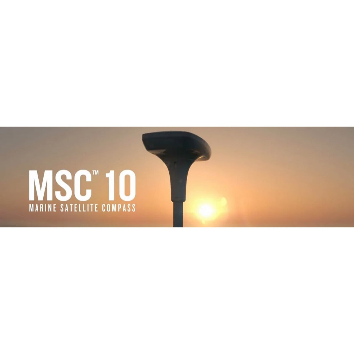 Compas satellite marin MSC™ 10, Compas électronique et récepteur GPS multibande, blanc - Garmin image 2