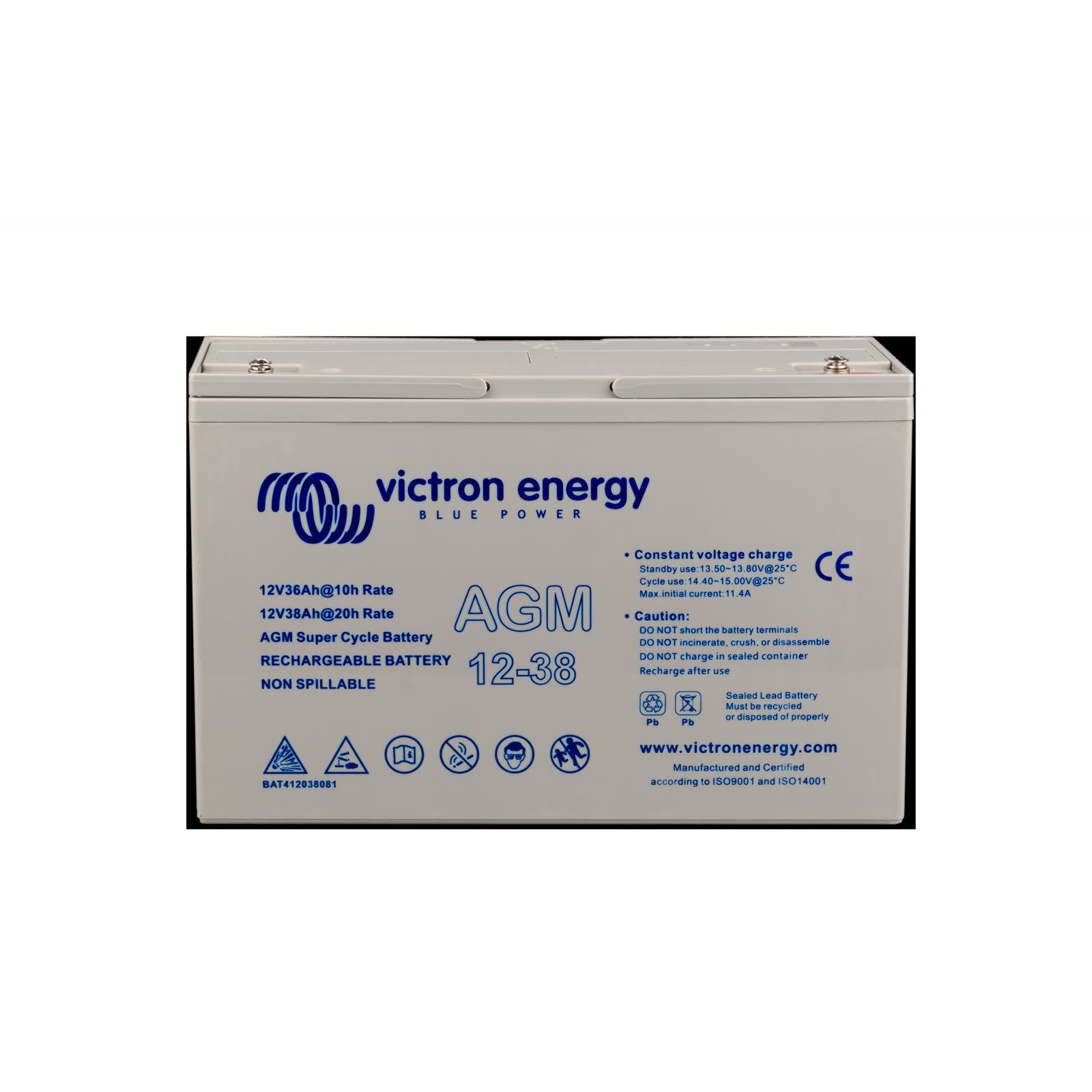 12V/8Ah AGM Deep Cycle Batt. - Victron Energy