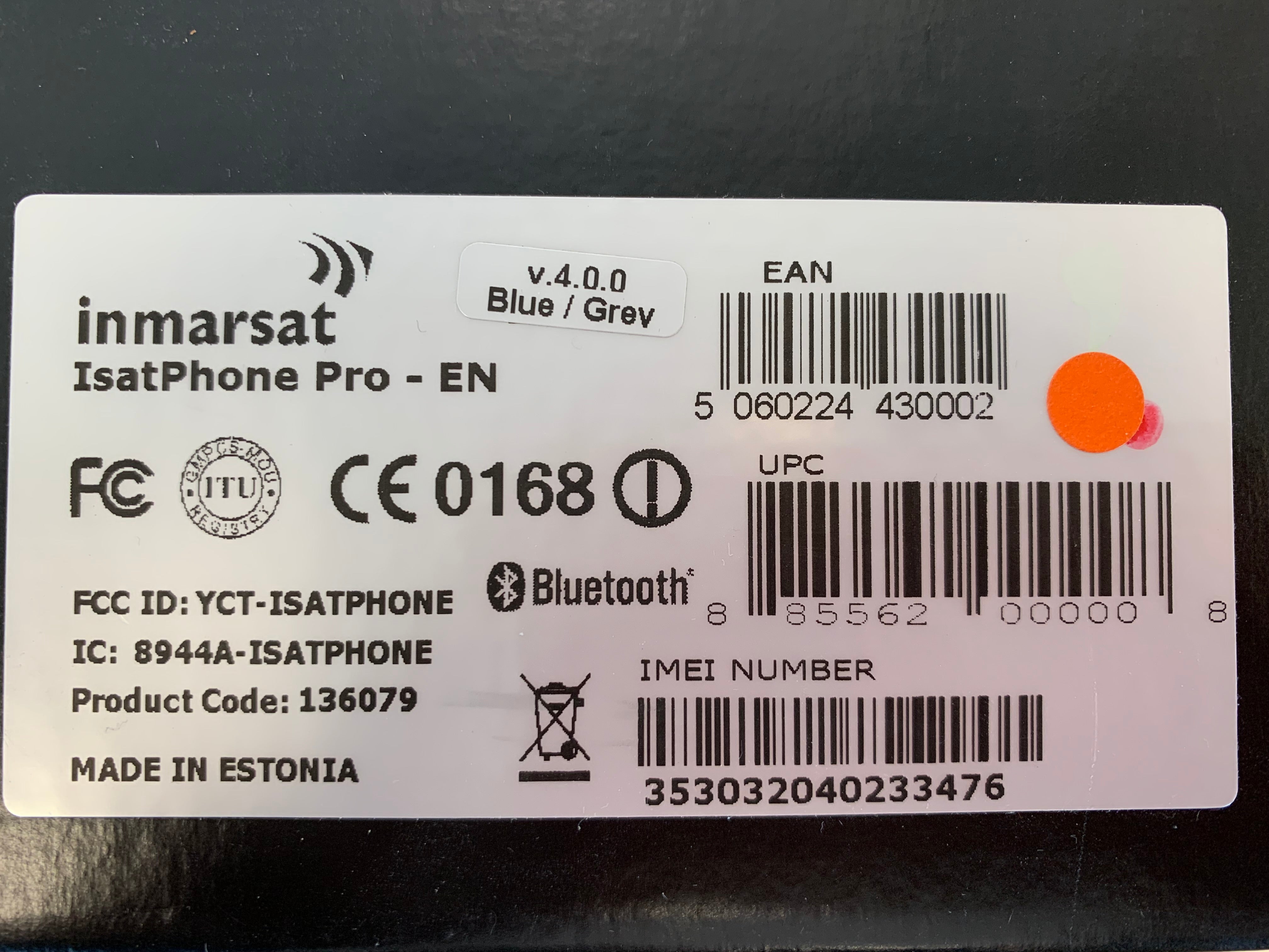 IsatPhone Pro IMEI 353032040233476 - Déstockage - photo 3