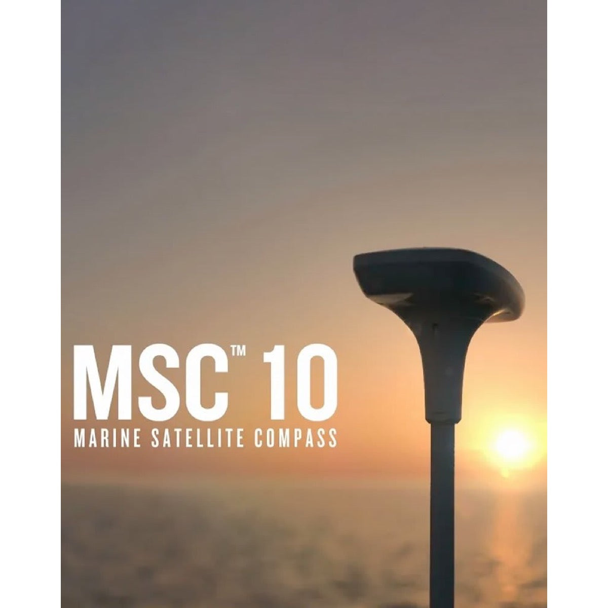 Compas satellite marin MSC™ 10, Compas électronique et récepteur GPS multibande, blanc - Garmin image 3
