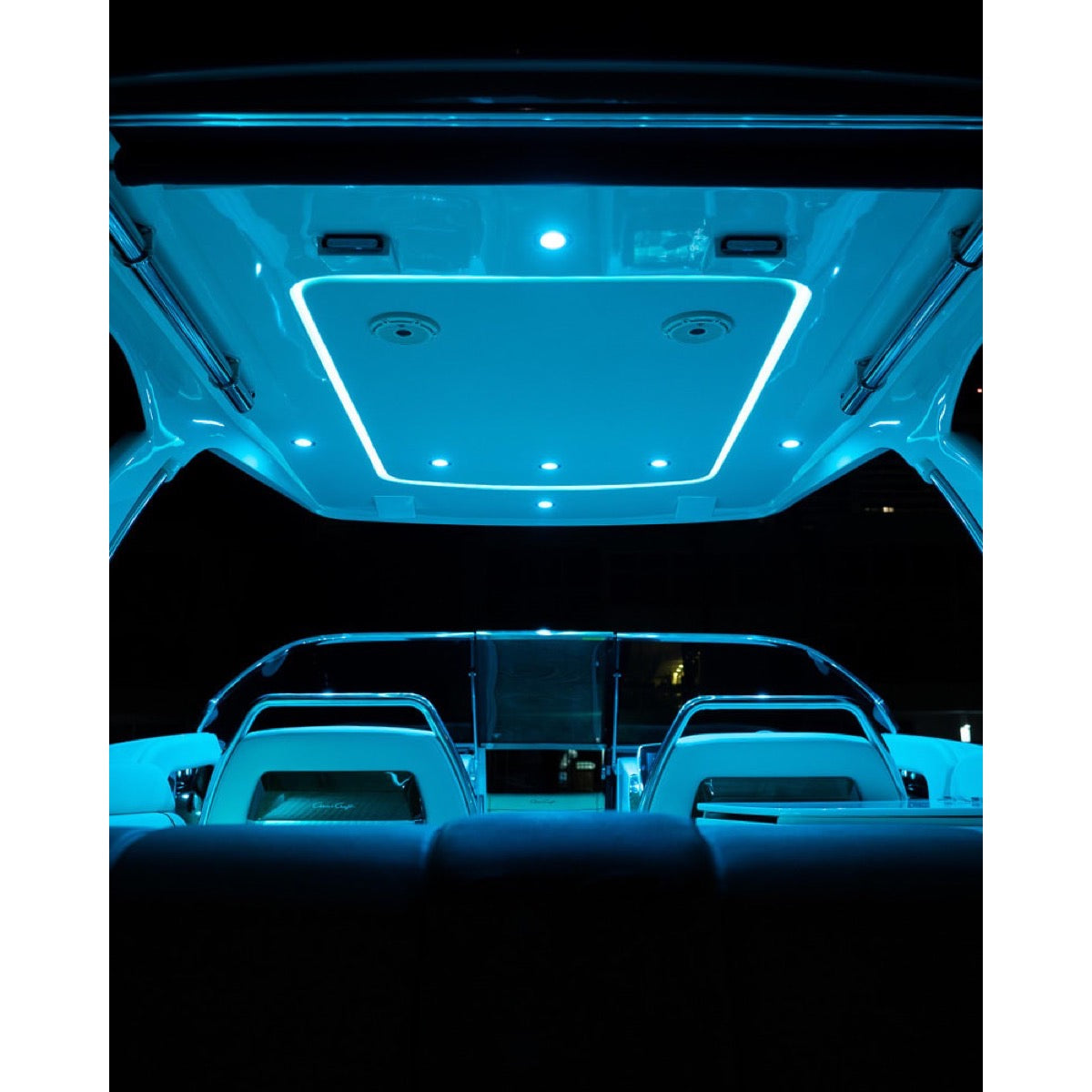 ECLIPSE DL55, Downlight, Blue (White Finish) - Garmin image 3
