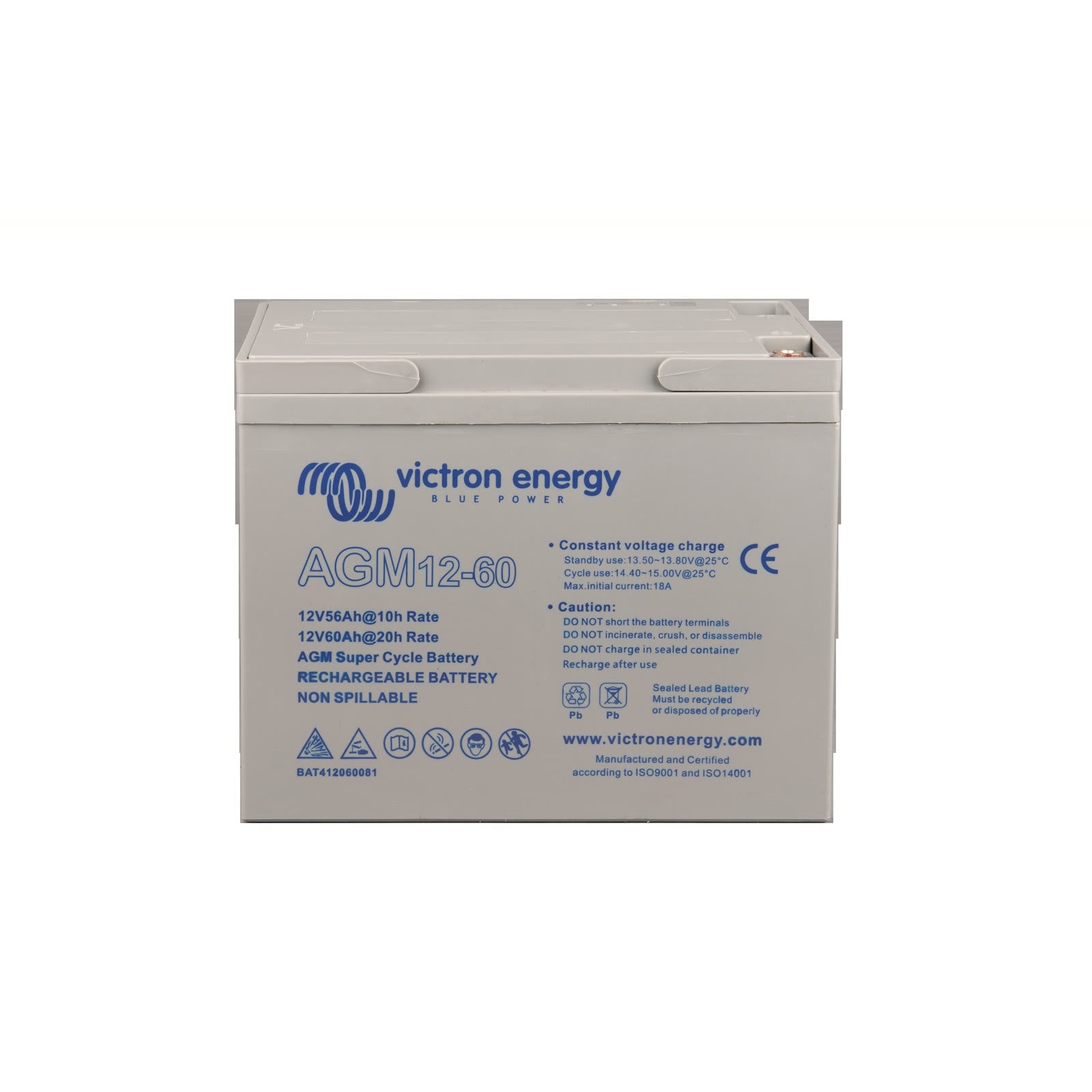 12V/8Ah AGM Deep Cycle Batt. - Victron Energy